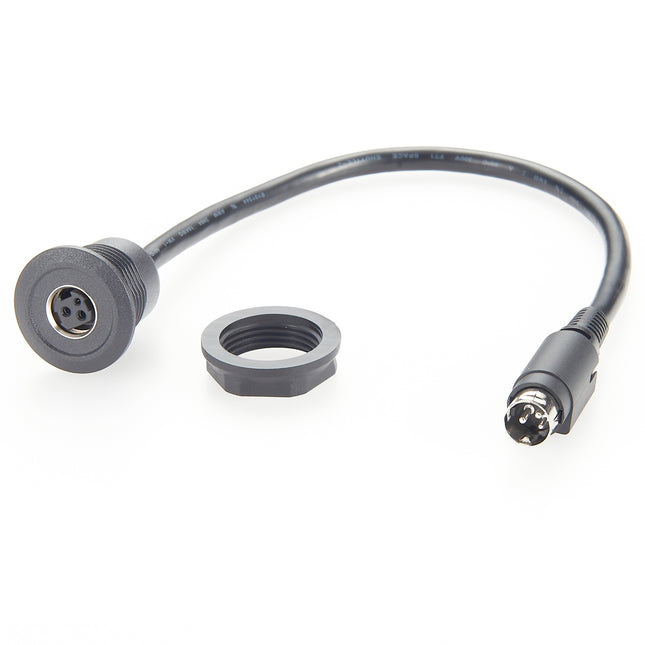 Power DIN 3 Pin Panel Mount Extension Cable