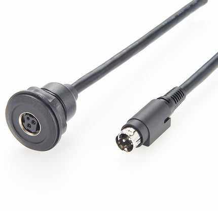 Power DIN 3 Pin Panel Mount Extension Cable