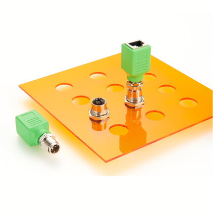 M12 X-Code to RJ45 Adapter