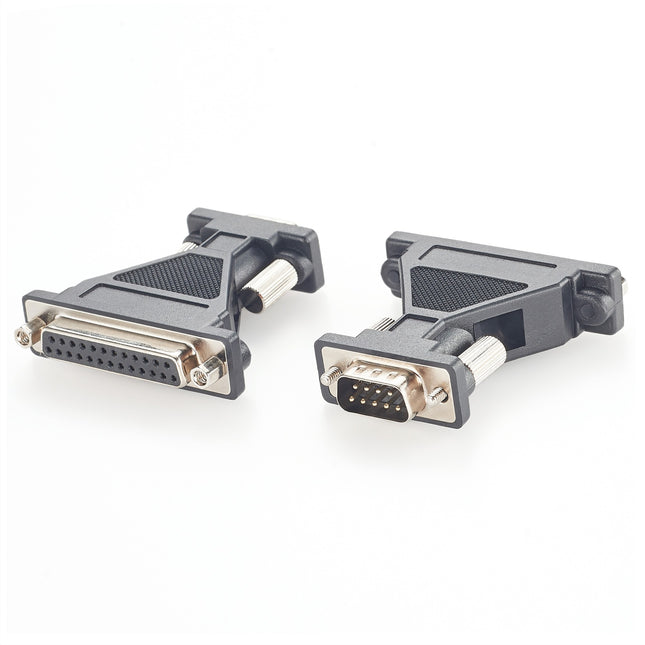 DB9 Male to DB25 Female Serial Adapter