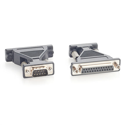 DB9 Male to DB25 Female Serial Adapter