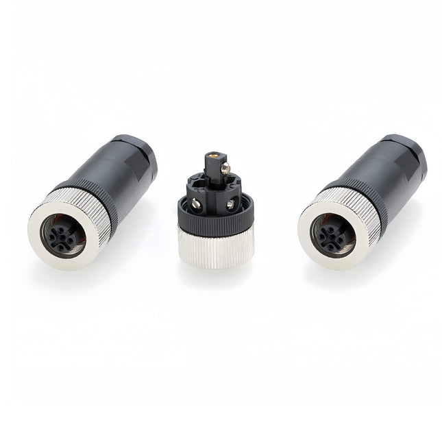 M12 5 Pin Female Field Wireable Connector