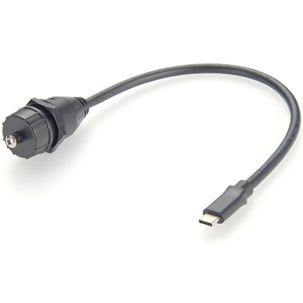 IP67 USB 3.1 Type-C Panel Mount Cable