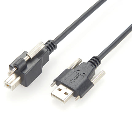 USB-A to USB-B Single Screw Lock Cable