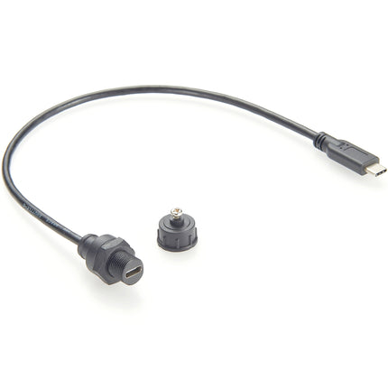 Panel Mount USB 3.1 Type-C Waterproof Cable
