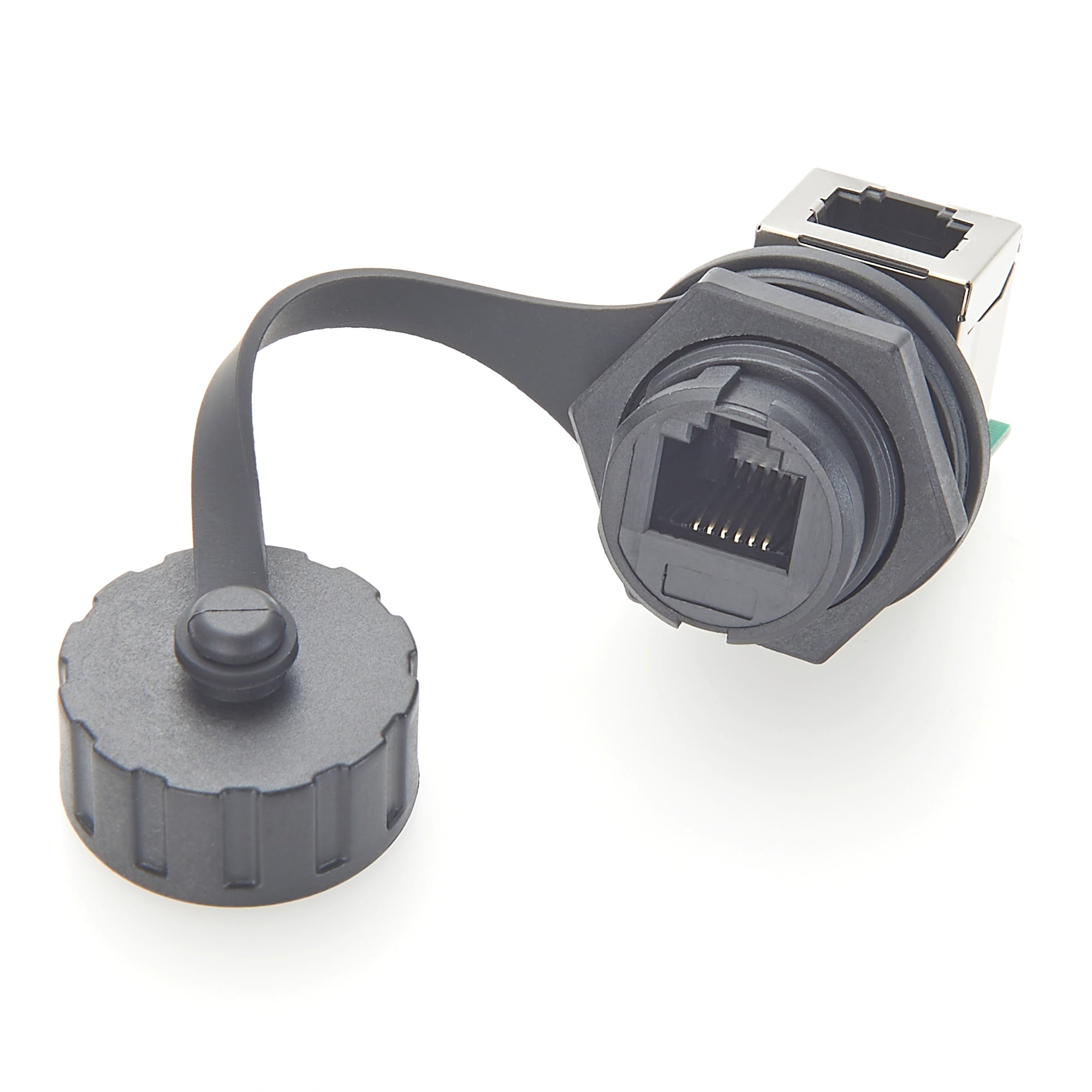 Waterproof Rj12 Panel Mount RJ12 Waterproof Connector Right Angle – Premier Cable