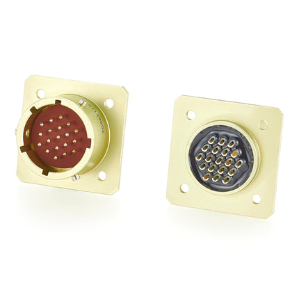 OHS-BC-1-19/18-B1-1-В Russian OHS Series Square Flange Mount Receptacle