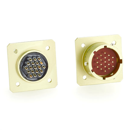OHS-BC-1-19/18-B1-1-В Russian OHS Series Square Flange Mount Receptacle