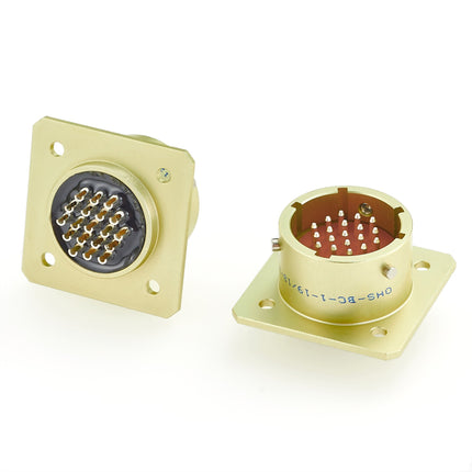 OHS-BC-1-19/18-B1-1-В Russian OHS Series Square Flange Mount Receptacle