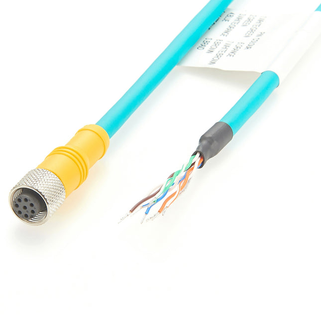 M12 8 Pin GPIO I/O Power Trigger Cable