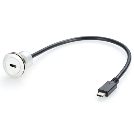 USB 3.1 Type C Panel Mount Extension Cable
