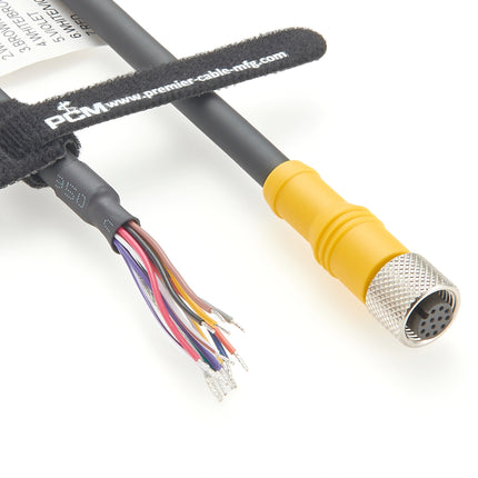 Breakout Cable M12 to Flying Lead CCB-PWRIO