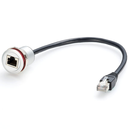 Round Panel Mount Cable Metal Shell