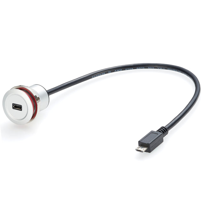 Micro B Round Panel Mount Extension Cable
