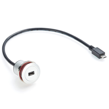 Micro B Round Panel Mount Extension Cable