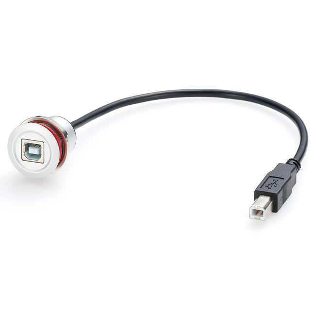 USB 2.0 Type B Panel Mount Cable