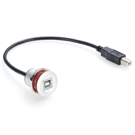 USB 2.0 Type B Panel Mount Cable