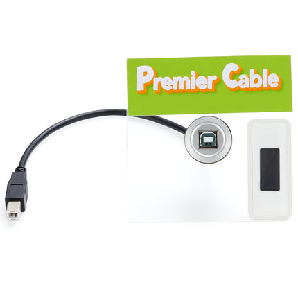 USB 2.0 Type B Panel Mount Cable