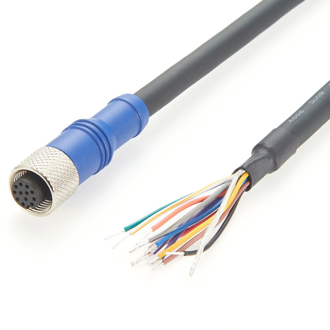 M12 A-Code 12 Pin GPIO Trigger Cable CBL-05P2-S1