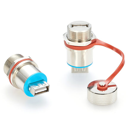 IP67 Rugged USB 2.0 Panel Mount Coupler