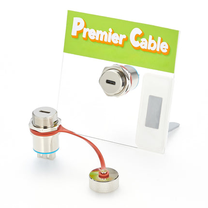 IP-Rated Rugged USB Connector USB 2.0 A to USB 3.1 C