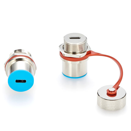 Rugged IP67 USB 3.1 Type-C Panel Mount Adapter