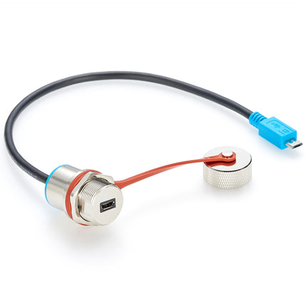 IP67 Rugged Panel Mount Micro USB Extension Cable
