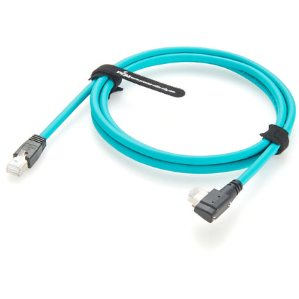 Left Angled RJ45 Machine Vision GigE Cable
