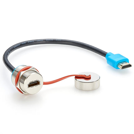 Waterproof HDMI Panel Mount Extension Cable