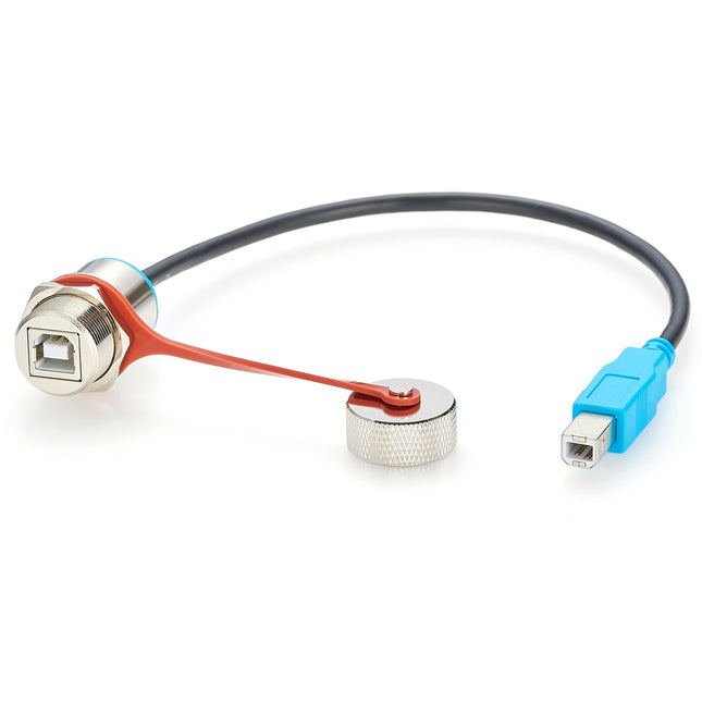 IP67 Waterproof Panel Mount USB 2.0 B Extension Cable