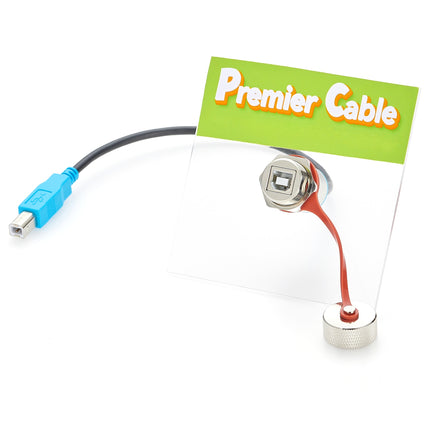 IP67 Waterproof Panel Mount USB 2.0 B Extension Cable