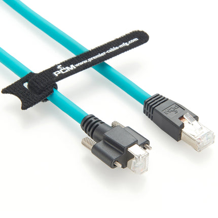 RJ45 Gige Vision Cable Vertical Screw Locking