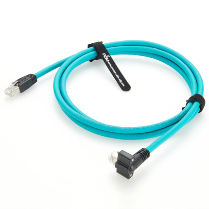 Industrial Camera Gige Cable Right Angle Down Side