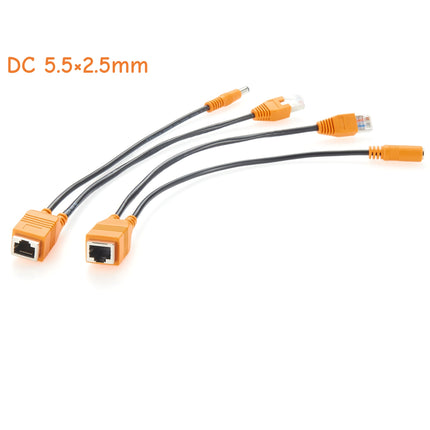 Passive PoE Injector Splitter Kit with DC 5.5x2.5 mm