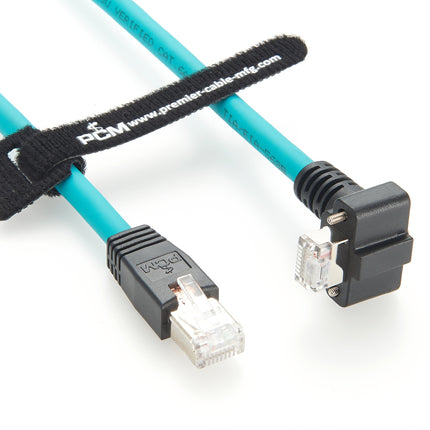 Industrial Camera Gige Cable Right Angle Down Side