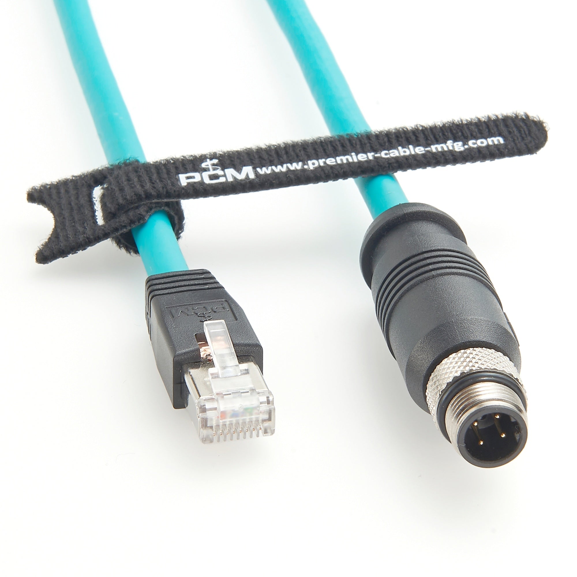 Vcode Cable Profinet Ethernet Cable M12 D-Code to RJ45 – Premier Cable