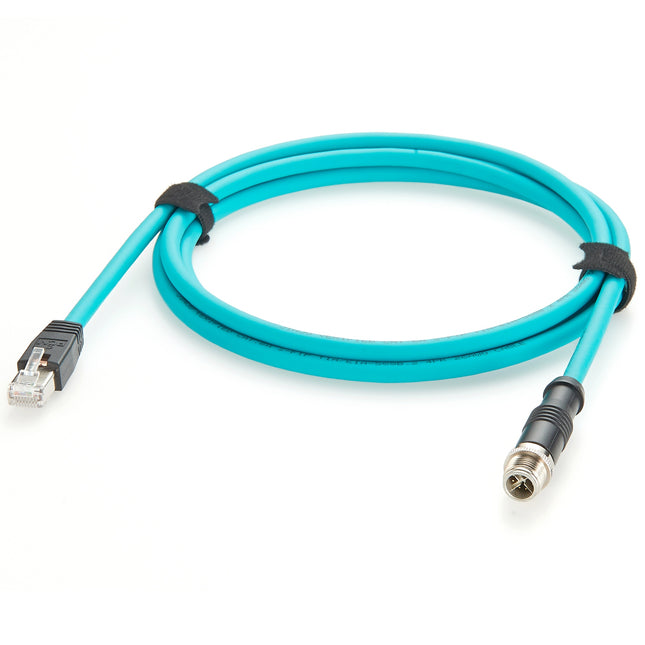 M12 X Code to RJ45 Gige Vision Cable