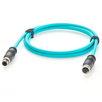 Profinet M12 4-Pin D-Code Extension Cable