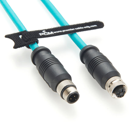 Profinet M12 4-Pin D-Code Extension Cable
