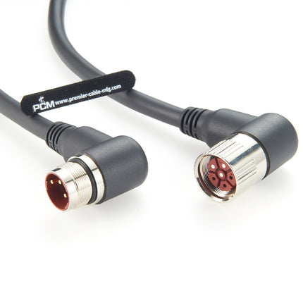 M23 Power Cable Right Angle