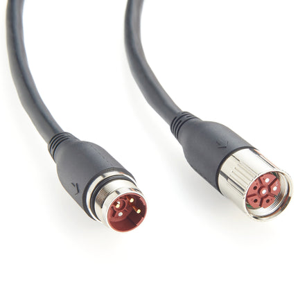 M23 Power Extension Cable 3 Pin