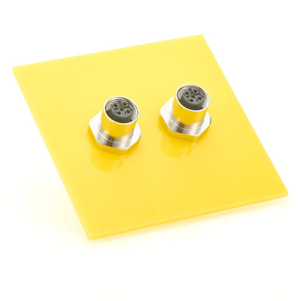 M12 A-Code 5 Pin Panel Mountable Coupler