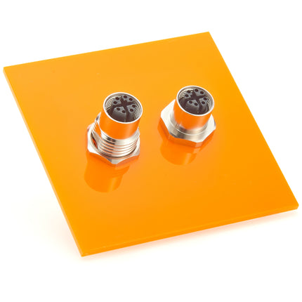 M12 X-Code Panel Mountable Coupler