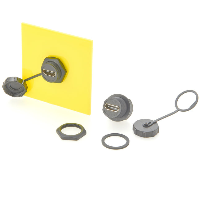 HD Multimedia Interface Panel Mount Coupler