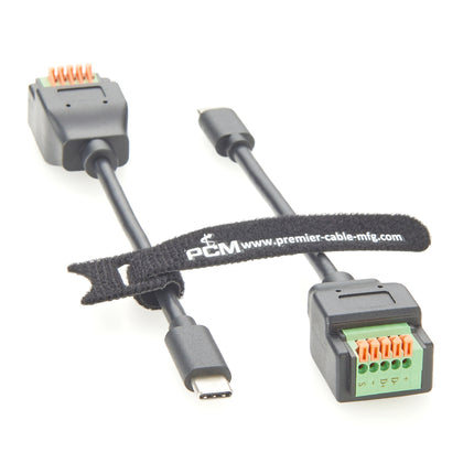 USB 3.1 Type-C Spring Terminal Block