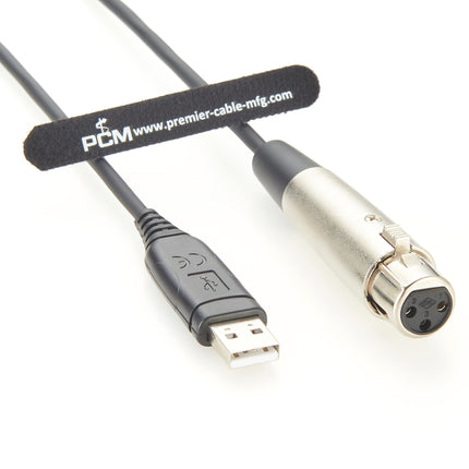 USB to XLR Microphone Cable