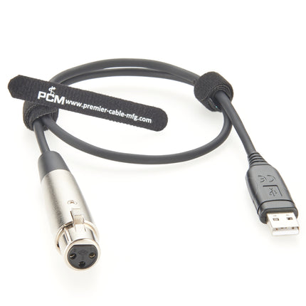 USB to XLR Microphone Cable