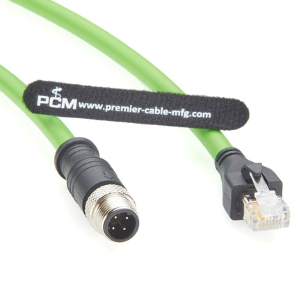 M12 to RJ45 Profinet Cable