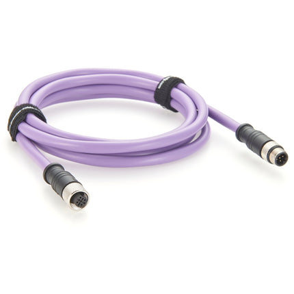 M12 B-Code Male to Female Extension Cable