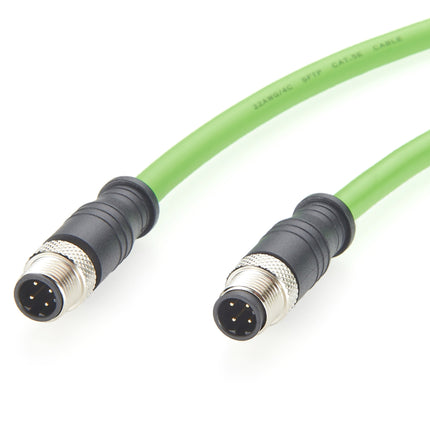 Profinet Cable M12 D-Code Male to Male